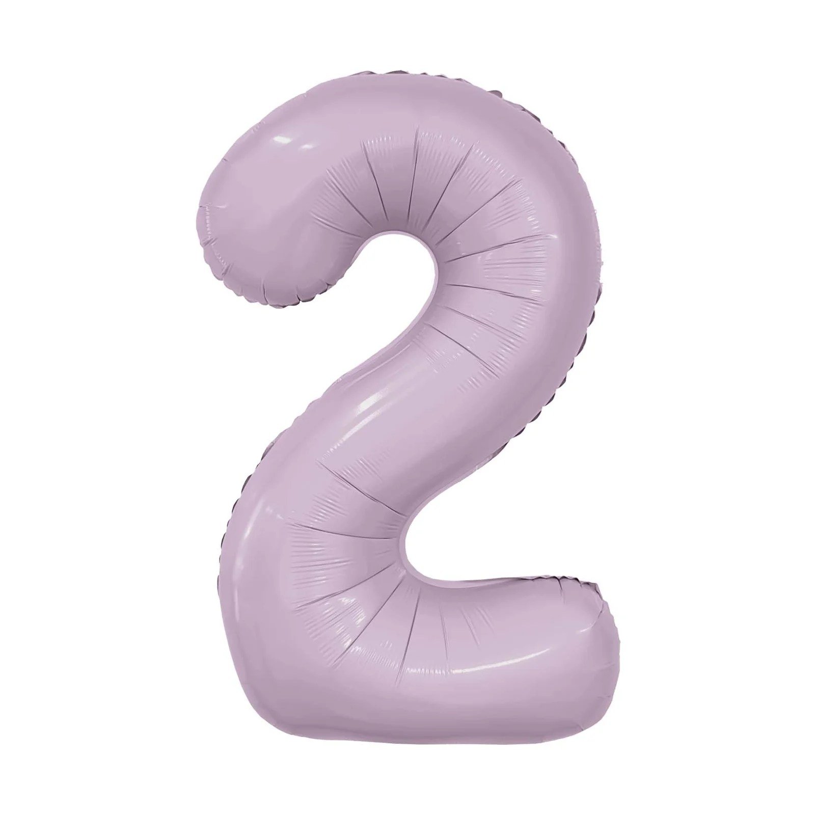 Balon din folie Cifra "2" 102 cm (40") Orhidee