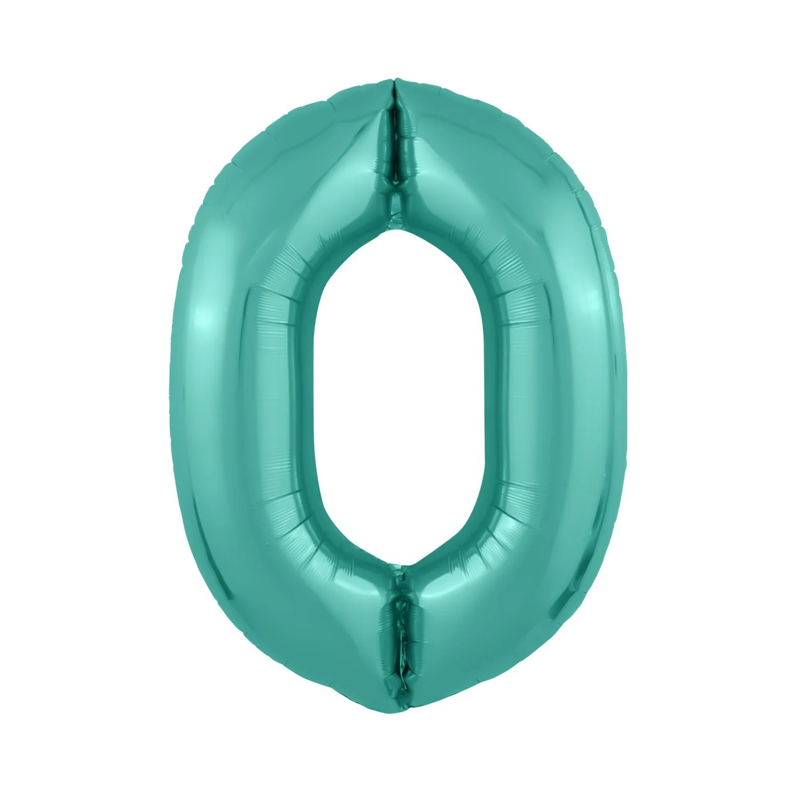Balon din folie Cifra "0" 102 cm (40") Verde biscaia