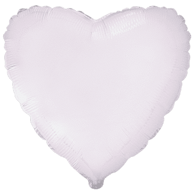 Balon din folie Inima 81 cm (32″) alb FX