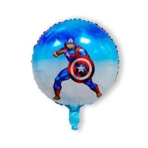 Balon din folie Cerc 48 cm (19″) Capitan America