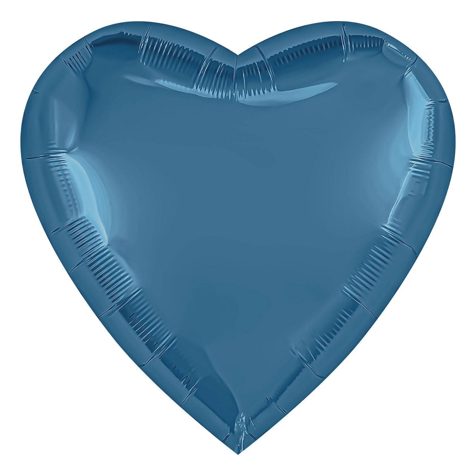 Balon din folie Inima 90 cm (36") Albastru Boho AG
