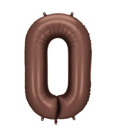 Balon din folie Cifra “0” 86 cm (34″) cafeniu PD Balon din folie Cifra “0” 86 cm (34″) cafeniu PD