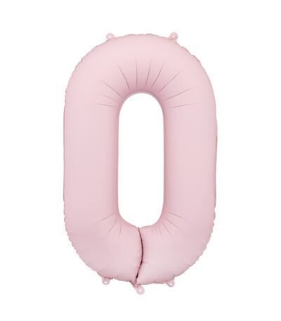 Balon din folie Cifra “0” 86 cm (34″) roz deschis PD Balon din folie Cifra “0” 86 cm (34″) roz deschis PD