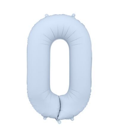 Balon din folie Cifra “0” 86 cm (34″) albastru cețos PD Balon din folie Cifra “0” 86 cm (34″) albastru cețos PD