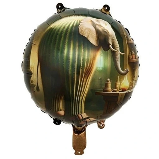 Balon din folie Cerc 48 cm (19″) Brainrot italian Tun Tun/Tung