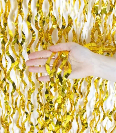 Ploiță pentru decor ondulată, Aurie