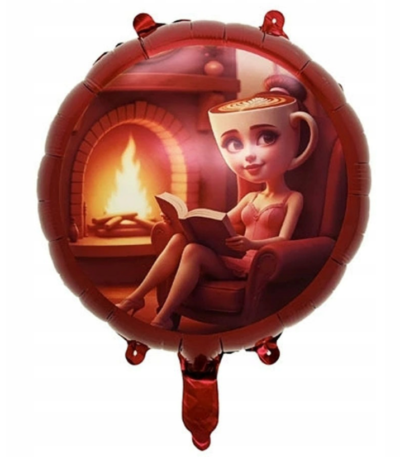 Balon din folie Cerc 48 cm (19″) Balerina Cappuccina