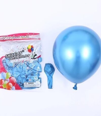 Baloane cromate latex 12″ (30) cm Albastru CN 1pkt/100pc