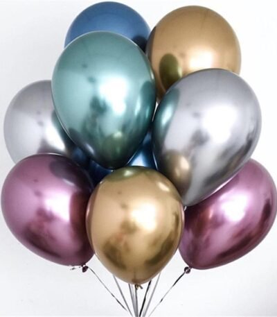 Baloane cromate latex 12″ (30) cm Mix CN 1pkt/50pc