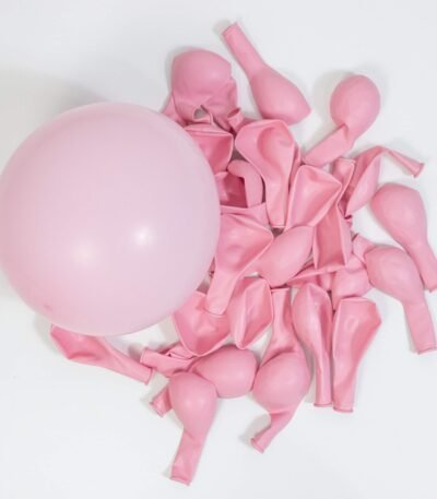 Balon latex 5″ Pastel CN Mac Rose Red / 100 pc.