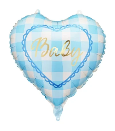 Balon din folie Inima 48 cm (19″) Welcome baby albastru PD