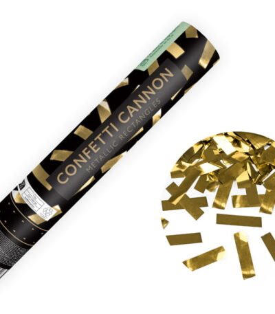 Tun Confetti cu dungi aurii 28 cm